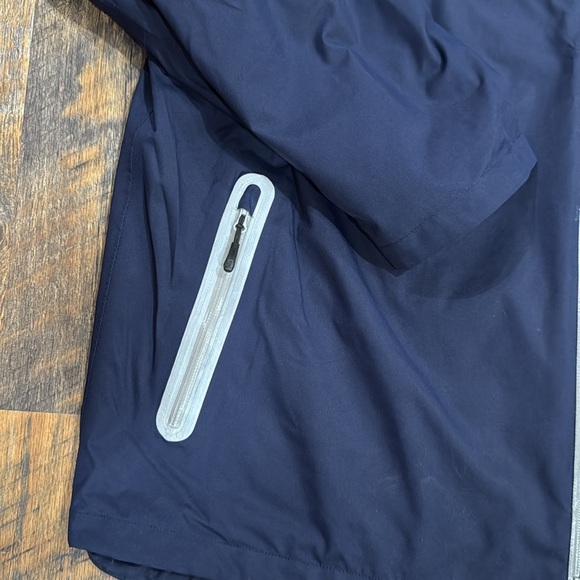 Sperry Top-Sider Navy Rain Jacket - Picture 3 of 8